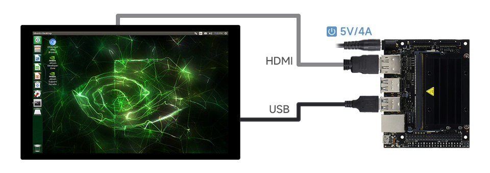 10.1inch Capacitive Touch Display for Raspberry Pi/Jetson Nano/PC, 10-Point, 1280×800 HDMI, Full Color — reference image 1