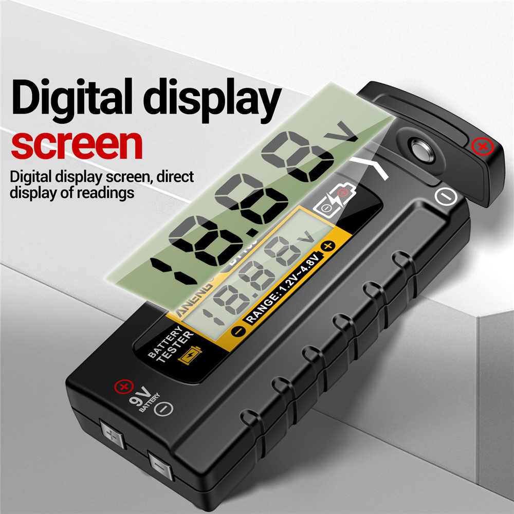 ANENG BT167 Battery Tester LCD Display C AA AAA D 9V 1.5V Universal Button Cell Detector Volt Test Checker Power Diagnostic Tool — reference image 9