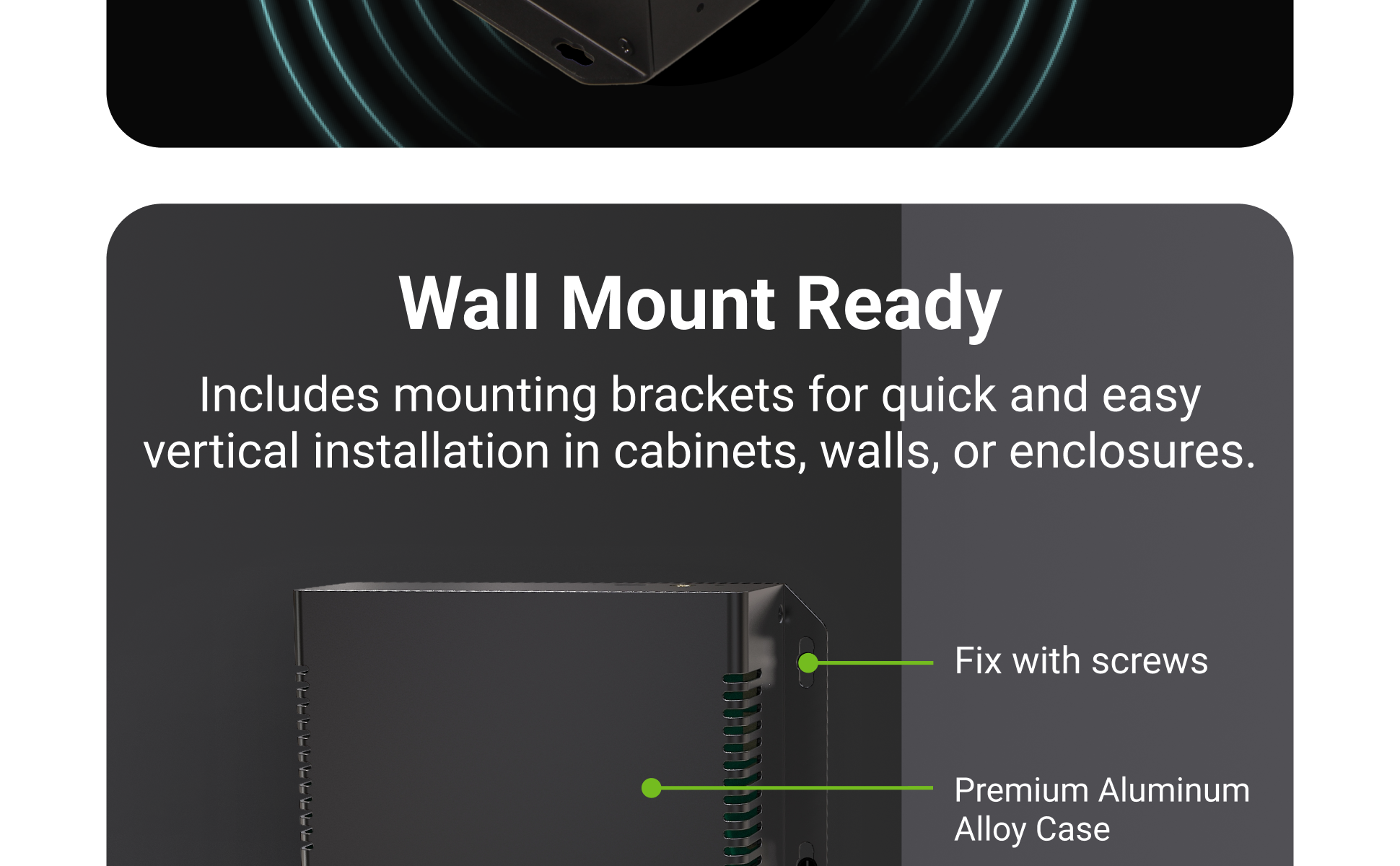 Radxa Metal Case 1290 for ROCK 5T Incompatible with HD-MI IN — reference image 8