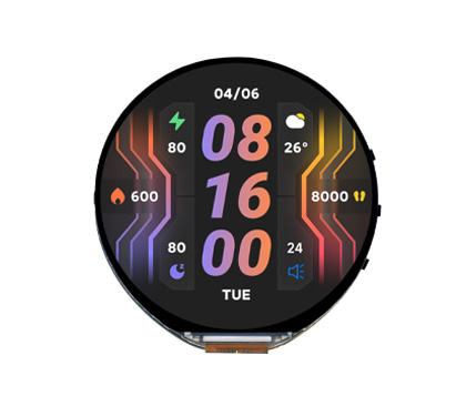 Waveshare ESP32-S3 1.85 inch IPS TFT Round LCD Display Development Board 360×360 Support WiFi Bluetooth for LVGL GUI/HMI/Arduino — reference image 2