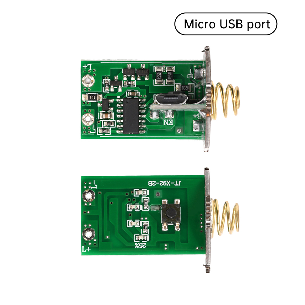 6-8.4V Dual Lithium Flashlight 10W LED Drive Board 3 Modes PCB Circuit Board DIY Accessories for two 18650 or 26650 batteries — reference image 2