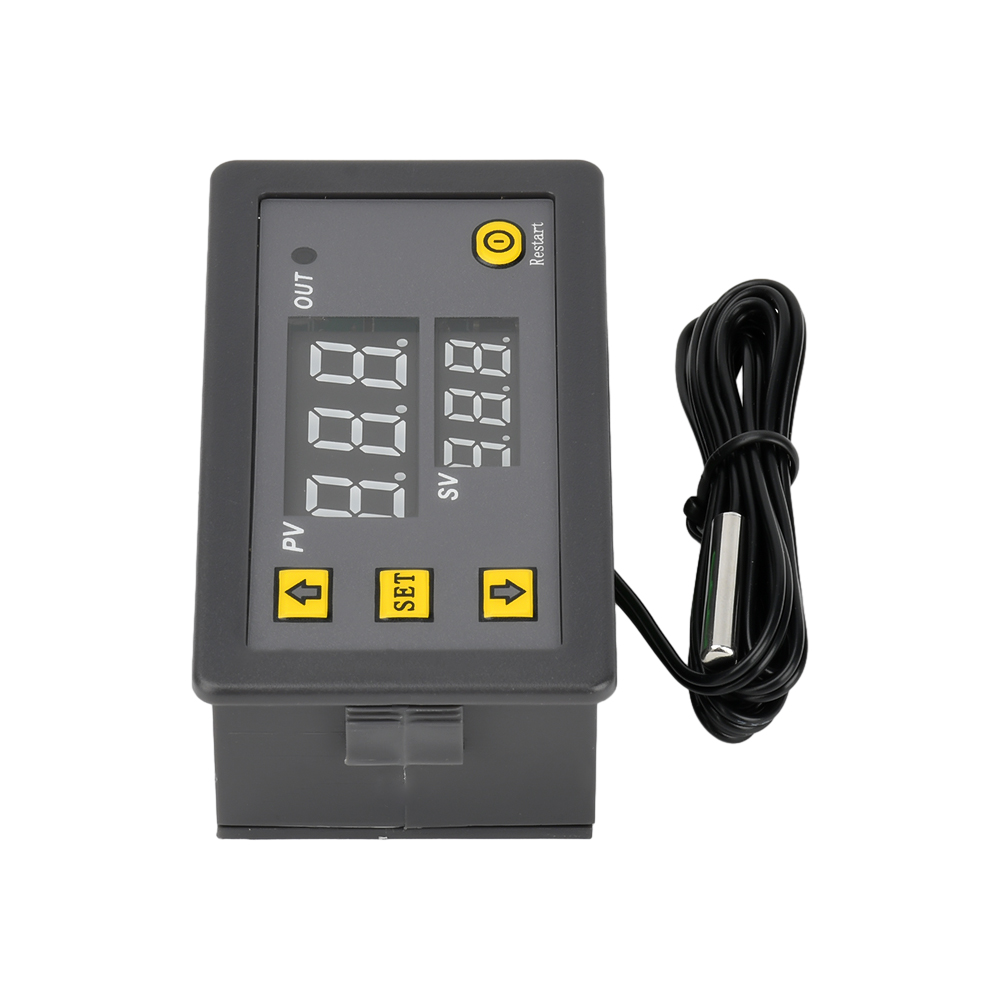 W3230 12V 24V AC110-220V Probe line 20A Digital Temperature Control LED Display Thermostat With Heat/Cooling Control Instrument — reference image 3