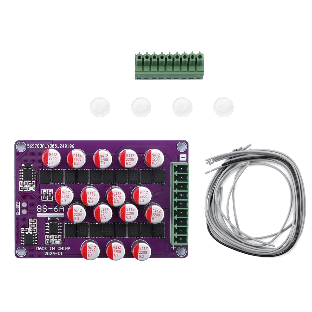 6A 2.5V-4.4V Active Equalizer Balancer 3S 8S Lifepo4 Equalization Balancing Li-Ion /LiFePo4 Lithium Balance Board — reference image 1