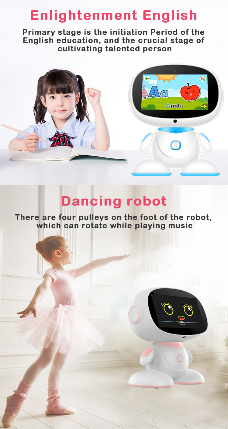 AI Robot Toy Educational Home School Kids Learning Machine Children Mini Educational Ai Emo Wifi Smart Toys Robot Intelligent — reference image 8
