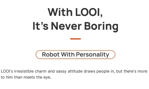 LOOI Smart Desktop Robot | AI Desktop Companion,ChatGPT Voice Interaction,Memory,Gesture& Face Recognition,Emotional Support — reference image 7