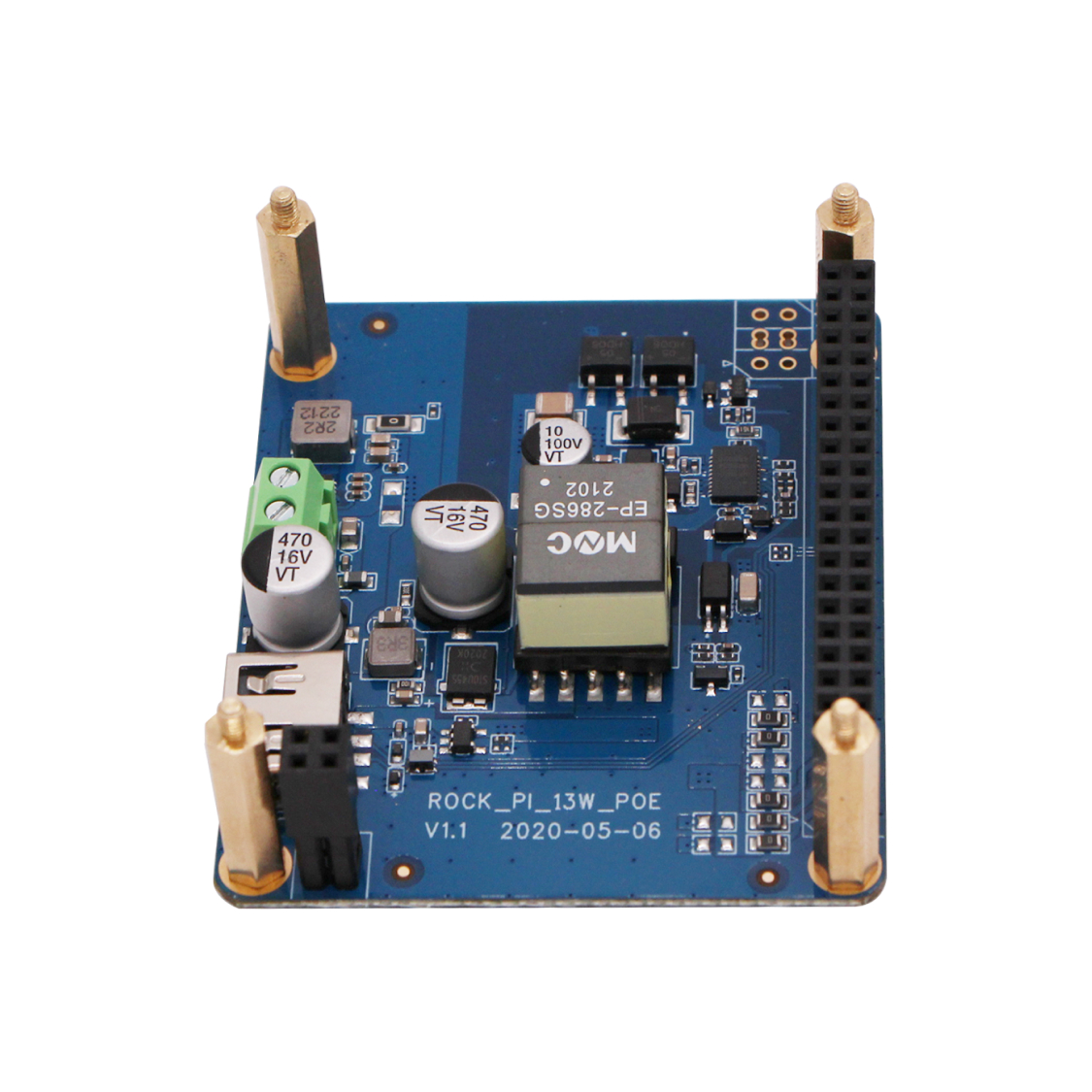 Radxa 13W PoE HAT, Compatible with ROCK Pi E — reference image 2