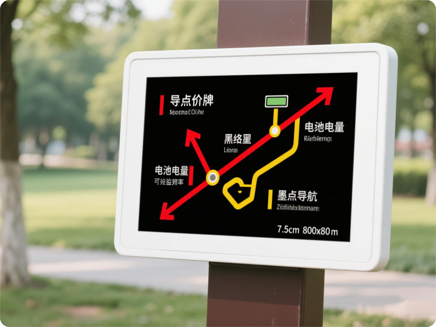 7.5″ E-Ink Digital Signage Display USB/WiFi Battery-Free HD 800×480 Eco-Smart E-Paper Screen — reference image 11