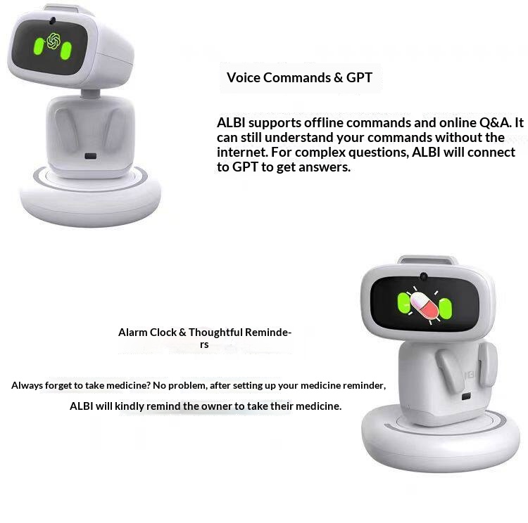 AIBI LivingAI Smart Robot Companion Robot Social Emotional Interaction Facial Identification Wireless Indoor Intelligence Gifts — reference image 2
