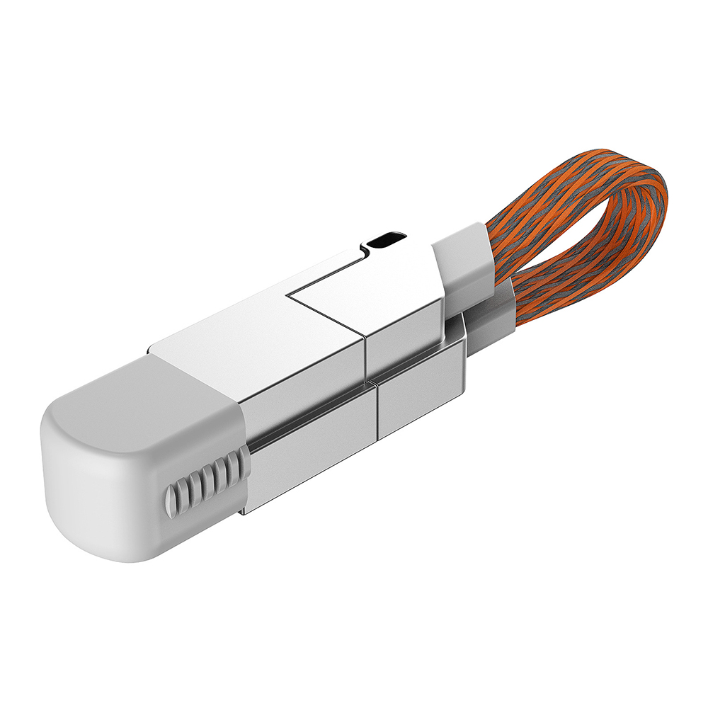 4 in 1 Multi Fast Charging Cable Keychain PD for iPhone Lightning 27W Andriod TYPE-C 60W QC 27W Fast Charging Data Cable Keychai — reference image 10