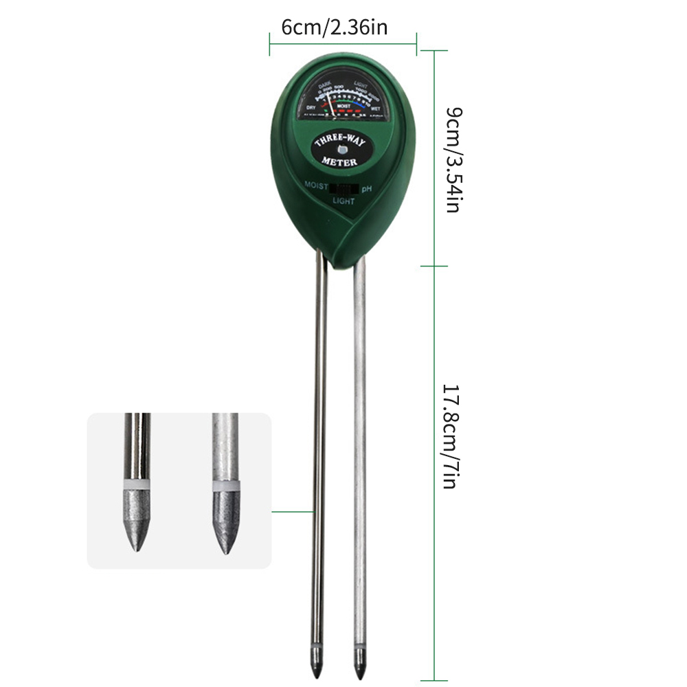 Garden PH Meter Sunlight 3in1 Soil PH Tester Garden Flowers Soil Moisture Sensor Plants Acidity Humidity PH Monitor Detector — reference image 4