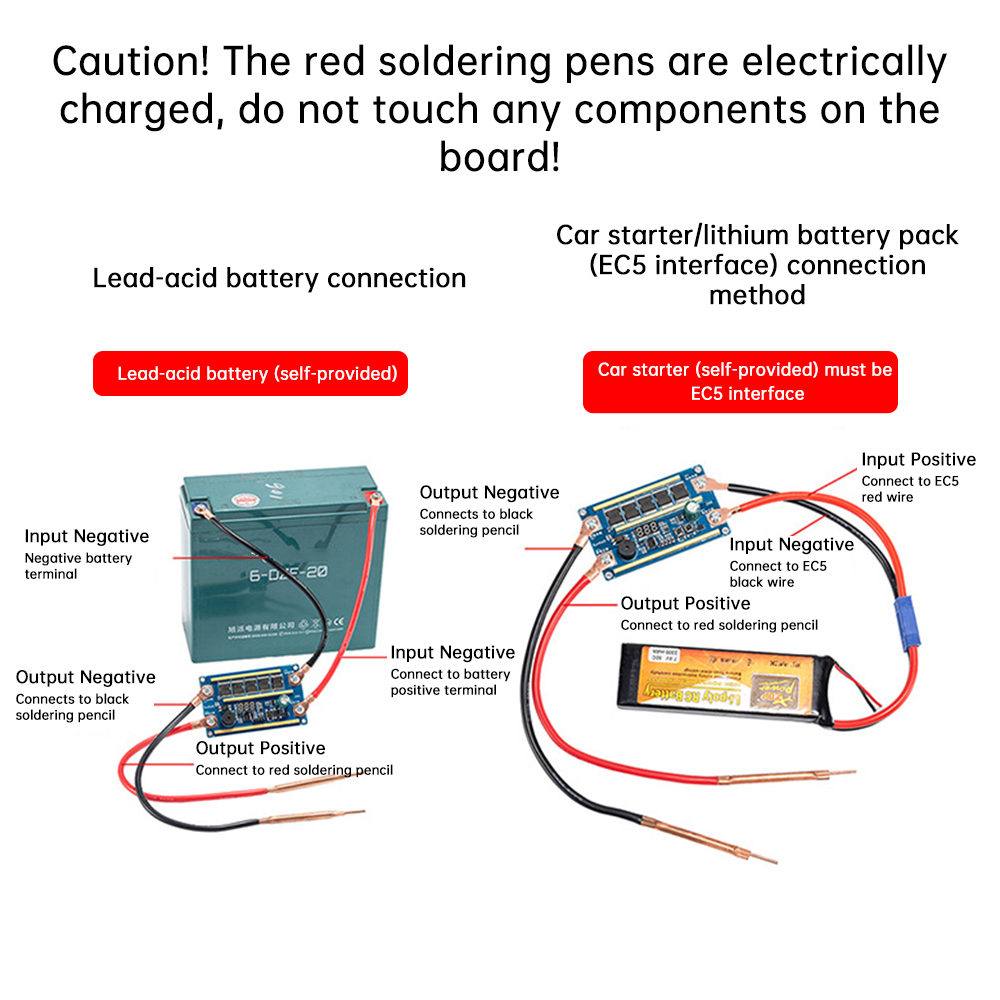 99 Gears 12V Spot Welder Kit Digital Power Adjustable Spot Welding Pen Control Board Nickel Sheet For 18650 Lithium Battery — reference image 8