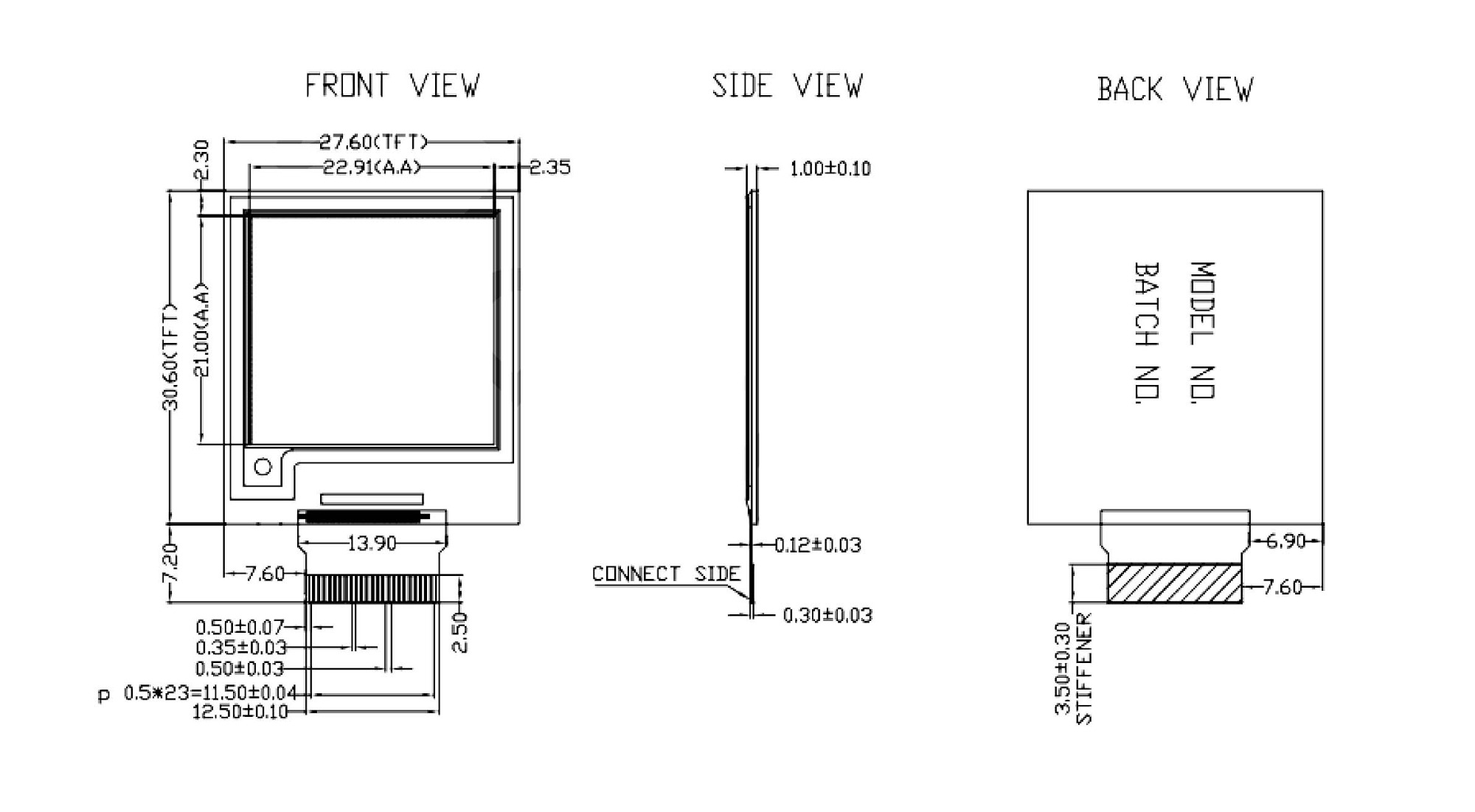 1.22 Inch E-Paper 176×192 High-Frequency E-Ink Screen with 2s Refresh Rate — reference image 2