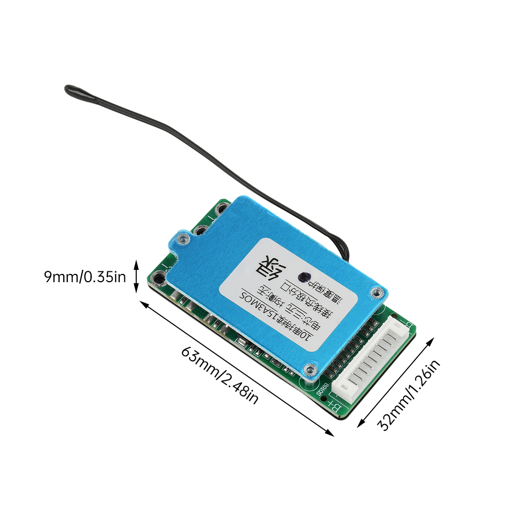 BMS 10S 36V 15A Li-ion Lipolymer 18650 lithium Battery Protection Board Short Circuit Protection Temperature Control NTC — reference image 7