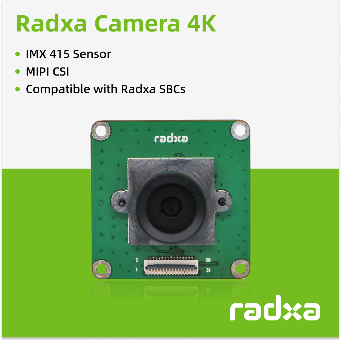 Radxa Camera 4K, Supports Radxa SBCs, IMX415 Sensor — reference image 4