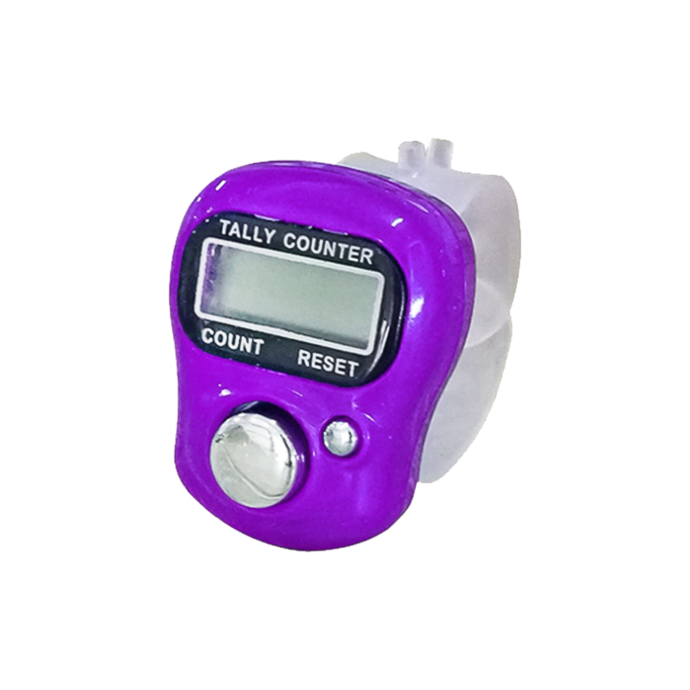 Finger Counter LCD Electric Digital Display With Light Tally Counter Stitch Marker Sewing Knitting Weave Buddha Pray Soccer — reference image 3