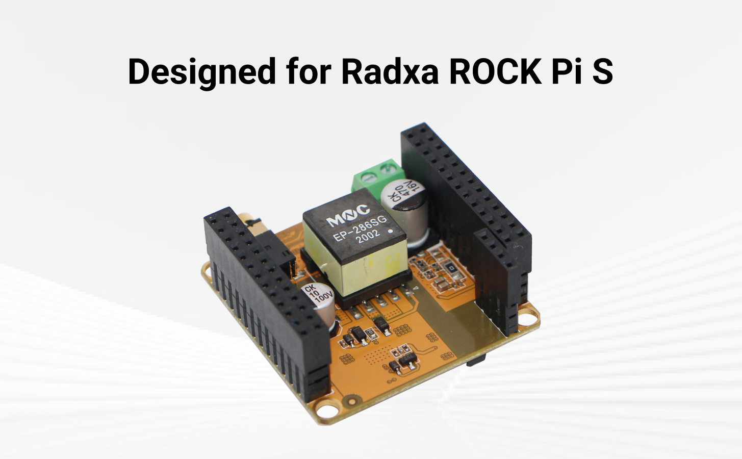 Radxa ROCK Pi S POE HAT, Designed for Radxa ROCK Pi S, Easy to Install and Remove. — reference image 1